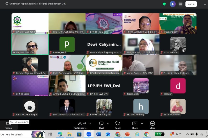 LPKS Cendekia Muslim Hadiri Rapat Koordinasi Integrasi Data LPP