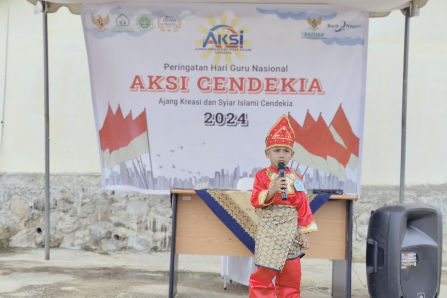 Aksi Cendekia 2024: Lomba Tingkat TK/RA dan SD/MI Se-Kabupaten Sijunjung Berlangsung Meriah