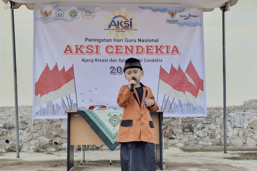 Aksi Cendekia 2024: Lomba Tingkat TK/RA dan SD/MI Se-Kabupaten Sijunjung Berlangsung Meriah