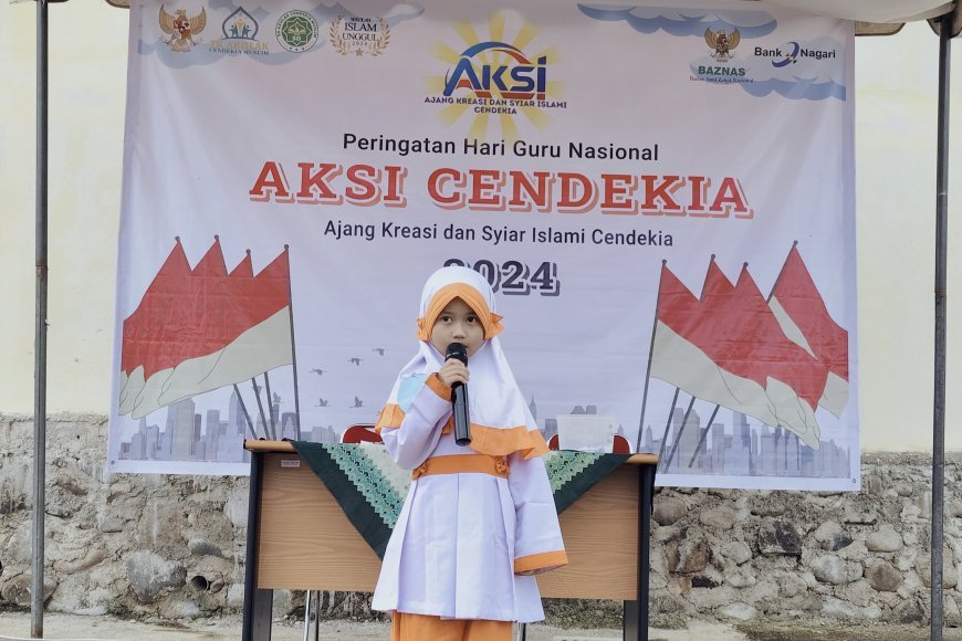 Aksi Cendekia 2024: Lomba Tingkat TK/RA dan SD/MI Se-Kabupaten Sijunjung Berlangsung Meriah