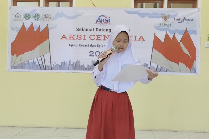 Aksi Cendekia 2024: Lomba Tingkat TK/RA dan SD/MI Se-Kabupaten Sijunjung Berlangsung Meriah