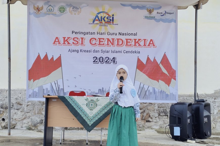 Aksi Cendekia 2024: Lomba Tingkat TK/RA dan SD/MI Se-Kabupaten Sijunjung Berlangsung Meriah