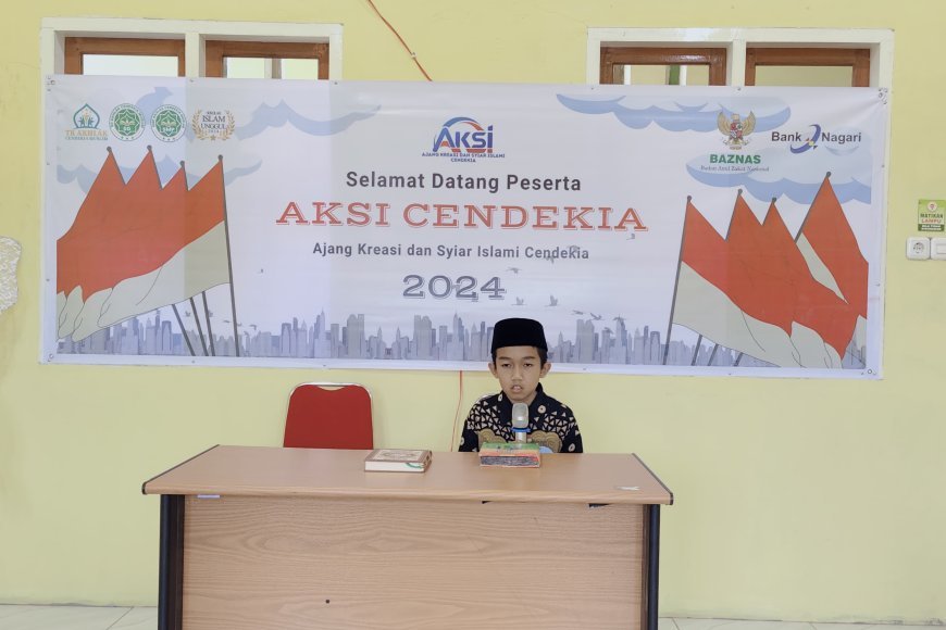 Aksi Cendekia 2024: Lomba Tingkat TK/RA dan SD/MI Se-Kabupaten Sijunjung Berlangsung Meriah