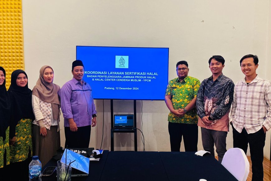 Koordinasi Layanan Sertifikasi Halal BPJPH dan Halal Center Cendekia Muslim 
