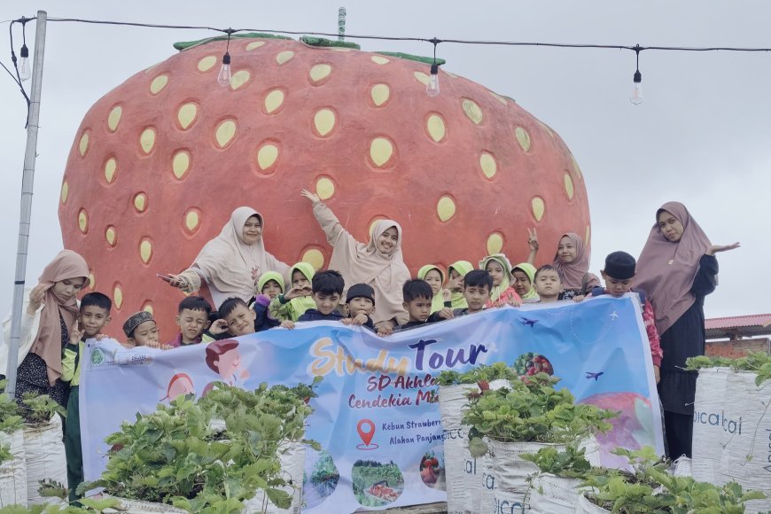 Kegiatan Studytour SD Akhlak Cendekia Muslim ke Alahan Panjang, Kabupaten Solok: Pengalaman Seru di Alam yang Indah