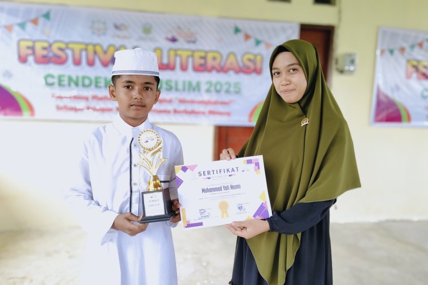 Selamat Para Juara Festival Literasi Cendekia Muslim Lomba Adzan dan Tari Kreasi Daerah Tingkat SD/MI Se-Kabupaten Sijunjung