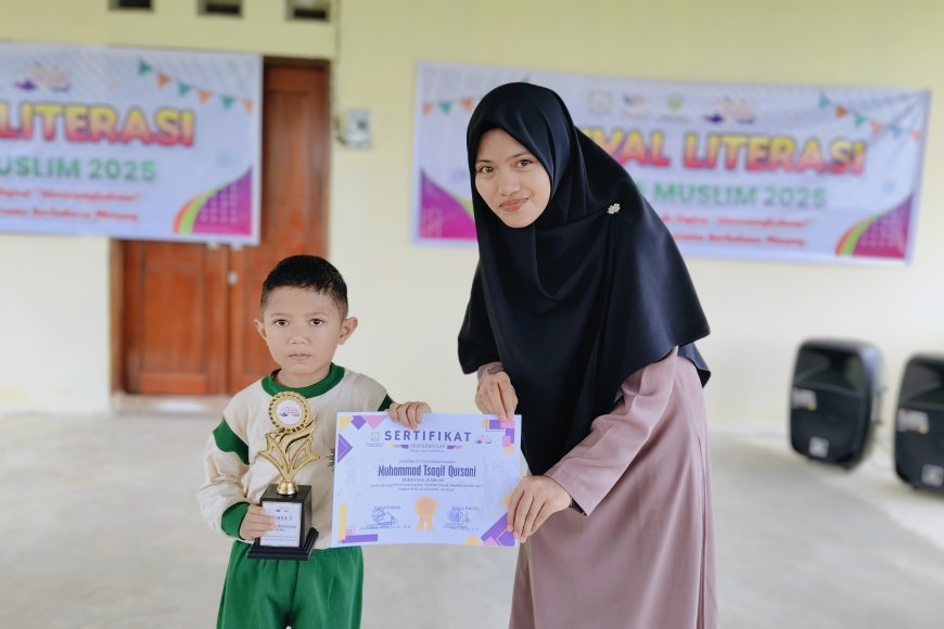 Festival Literasi Cendekia Muslim : Selamat Para Juara Lomba Mewarnai, Doa Haian dan Hafalan Surah Pendek Tingkat TK/RA Se- Kabupaten Sijunjung