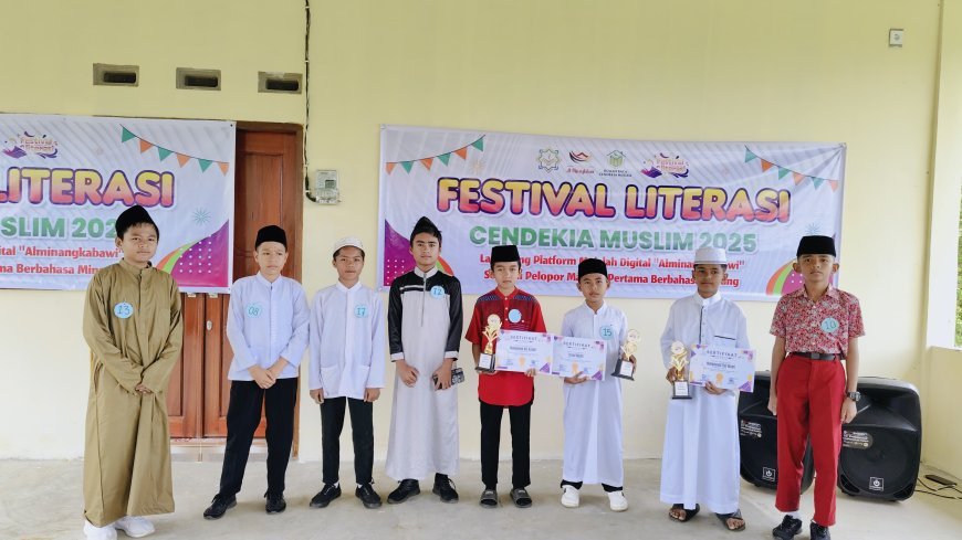 Selamat Para Juara Festival Literasi Cendekia Muslim Lomba Adzan dan Tari Kreasi Daerah Tingkat SD/MI Se-Kabupaten Sijunjung