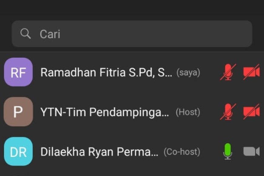 Menjadi Bagian Dari Webinar Camp Seri 2, Ketua Umum  Yayasan Pendidikan Cendeki Muslim Turut Dalam Mengikuti Webinar Dengan Tema Yang Di Usung "Keamanan Pangan untuk Pangan Olahan Terkemas".