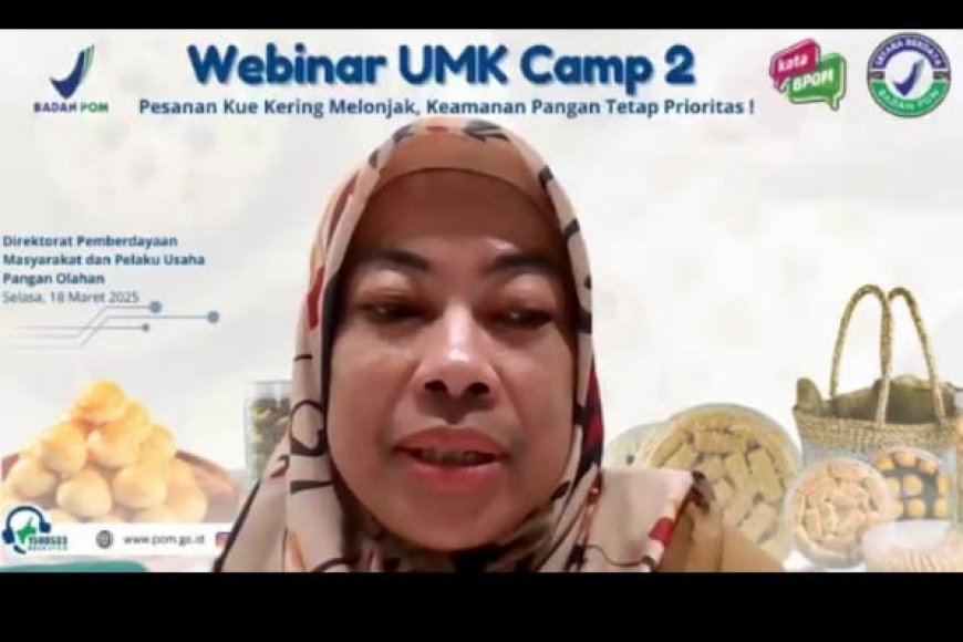 Menjadi Bagian Dari Webinar Camp Seri 2, Ketua Umum  Yayasan Pendidikan Cendeki Muslim Turut Dalam Mengikuti Webinar Dengan Tema Yang Di Usung "Keamanan Pangan untuk Pangan Olahan Terkemas".