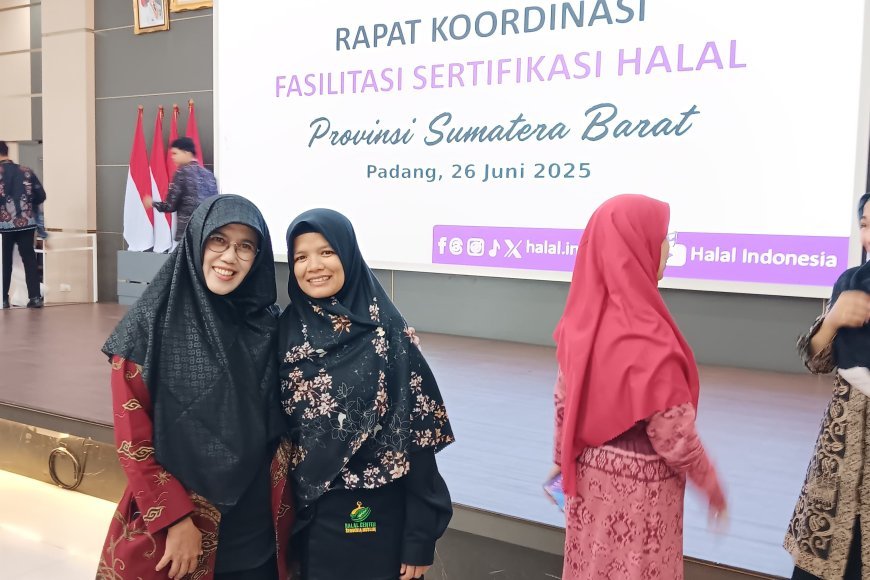 Halal Center Cendekia Muslim Hadiri Rapat Koordinasi Sertifikasi Halal UMK di Padang