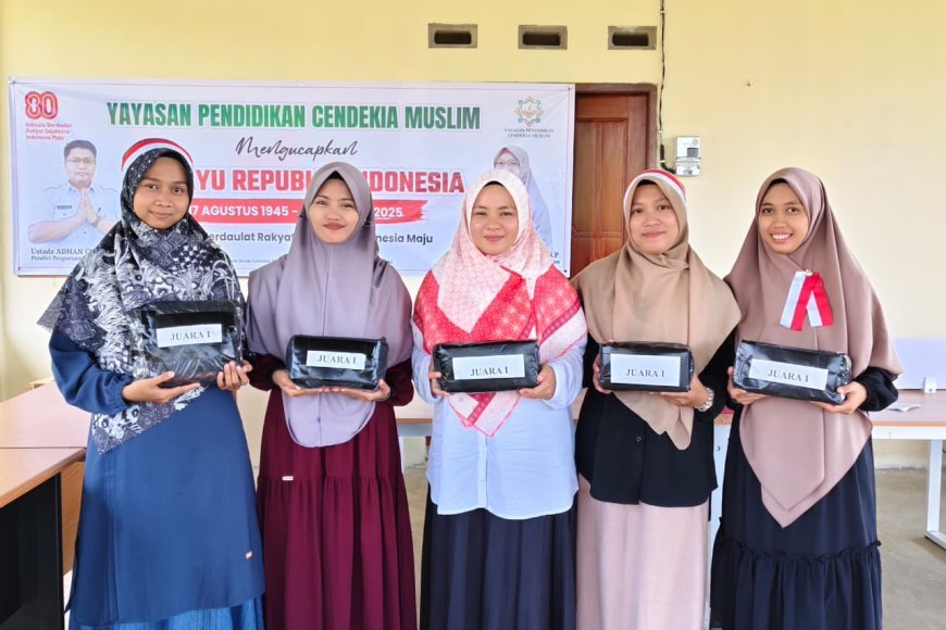 Semarak HUT RI ke-80, Perguruan Islam Cendekia Muslim Gelar Aneka Lomba