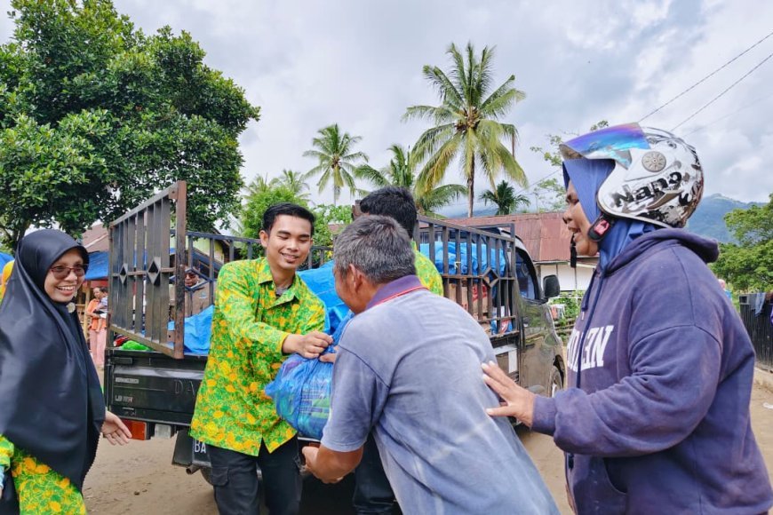 Cendekia Muslim Peduli Salurkan Donasi untuk Korban Bencana di Tiga Daerah Terdampak di Solok