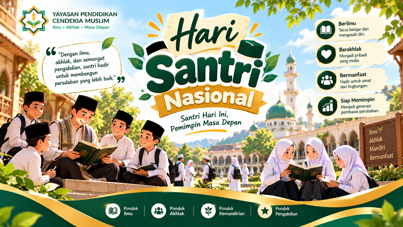 Hari Santri Nasional, Merawat Warisan Perjuangan melalui Ilmu dan Pengabdian