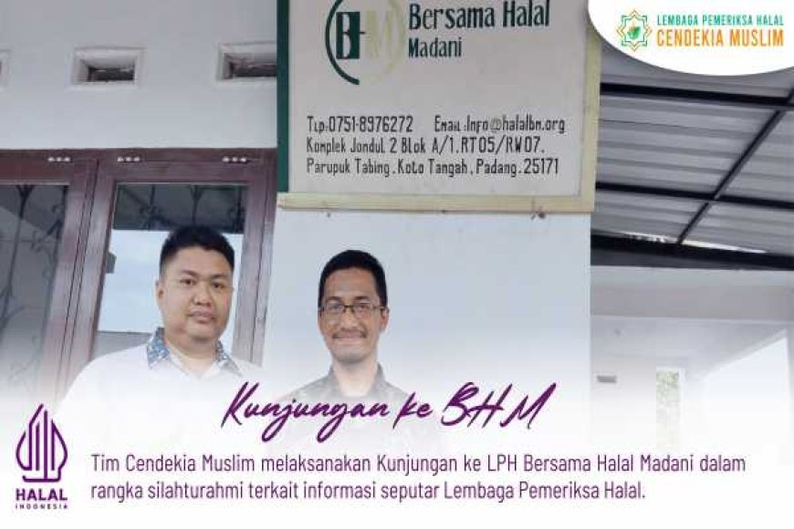 LPH Cendekia Muslim kunjungi LPH BHM dan Ajak Kolaborasi untuk Syiar Halal