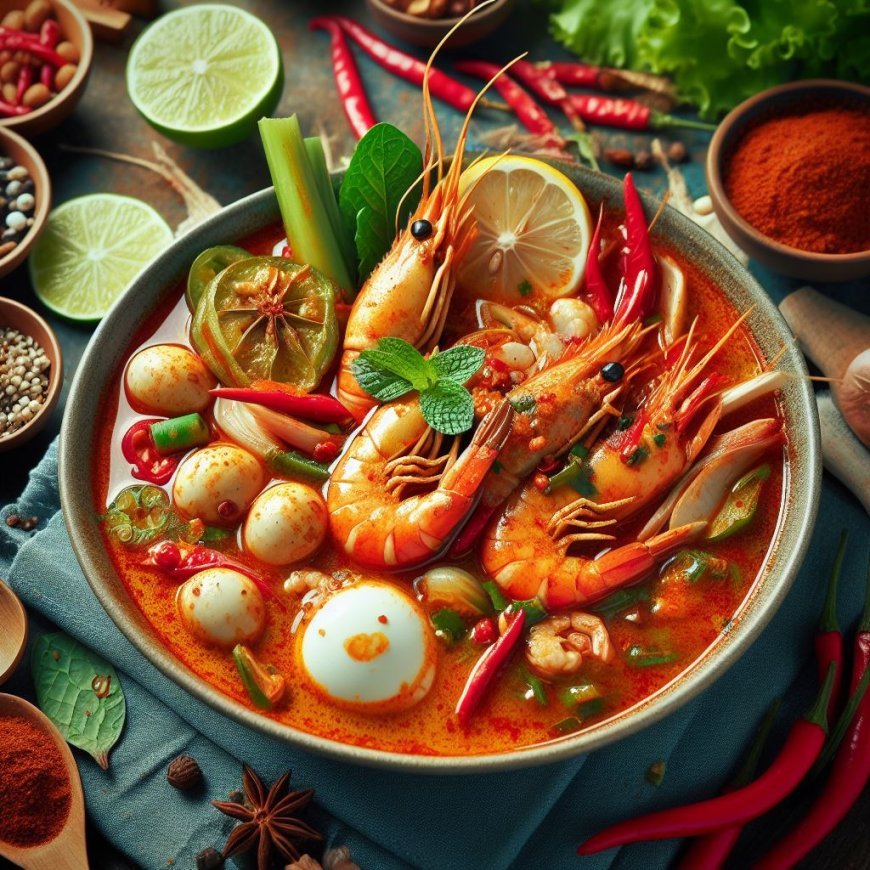 Tom Yum Homemade yang Pedas Nikmat: Kelezatan Thailand di Dapur Anda