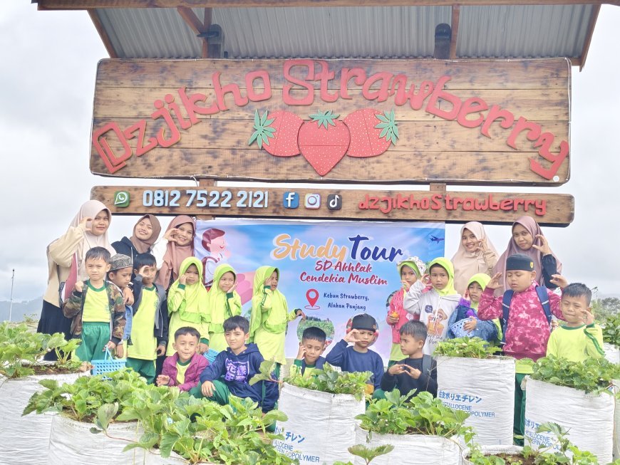 Kegiatan Studytour SD Akhlak Cendekia Muslim ke Alahan Panjang, Kabupaten Solok: Pengalaman Seru di Alam yang Indah