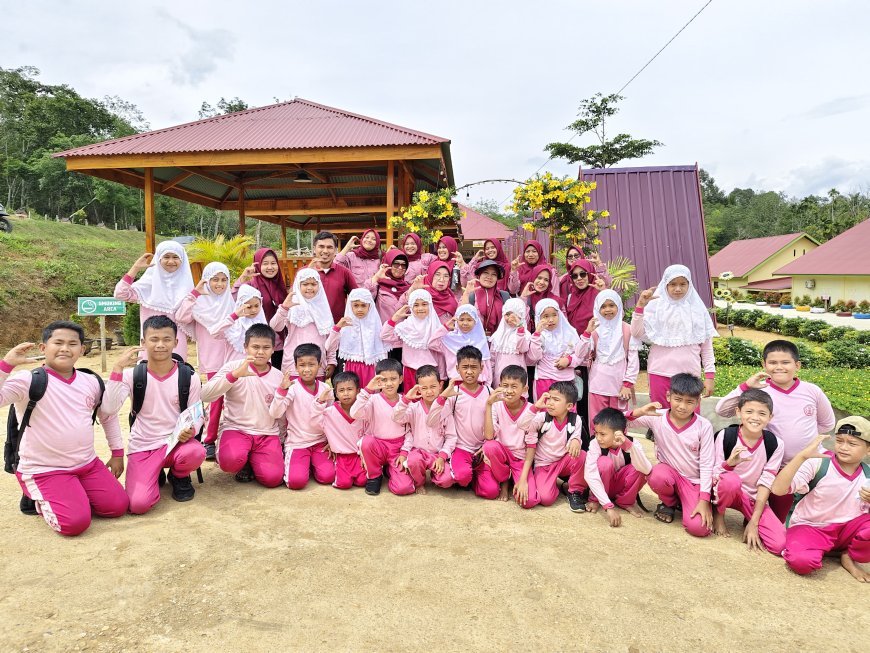 Keceriaan Outing Class SDN 17 Sijunjung di Cendekia Kids Zone: Belajar dan Bermain Seru