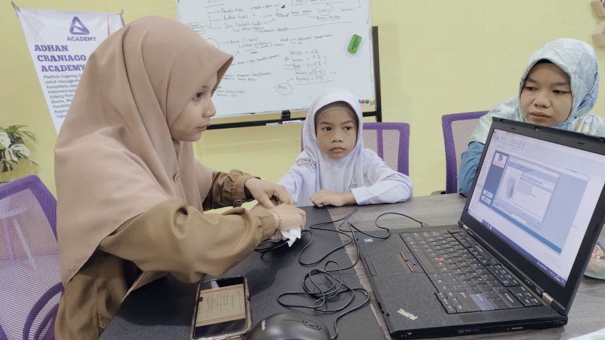 Tes Gwinfil Dilakukan untuk Santri Pindahan dari SD IT Internasional ke SD Akhlak Cendekia Muslim