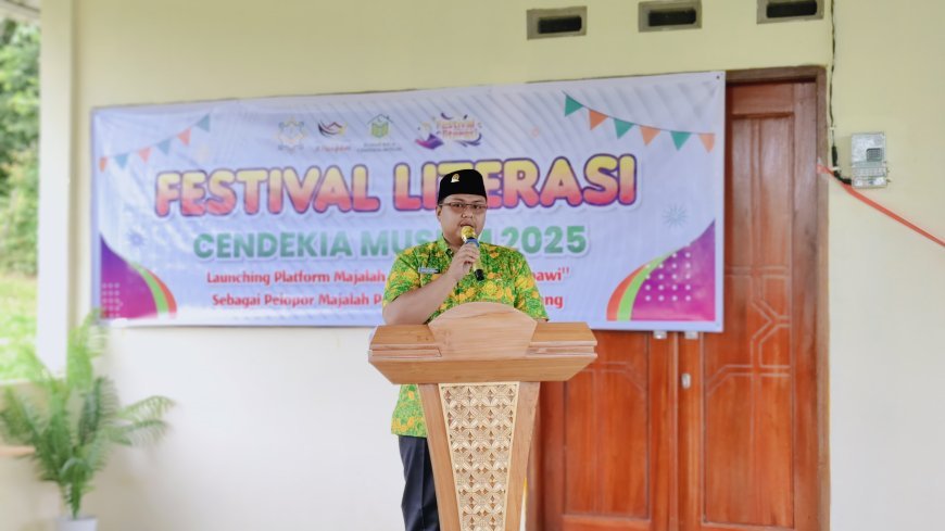 Pembukaan Secara Resmi Kegiatan Festival Literasi Cendekia Muslim 2025 di Kabupaten Sijunjung.