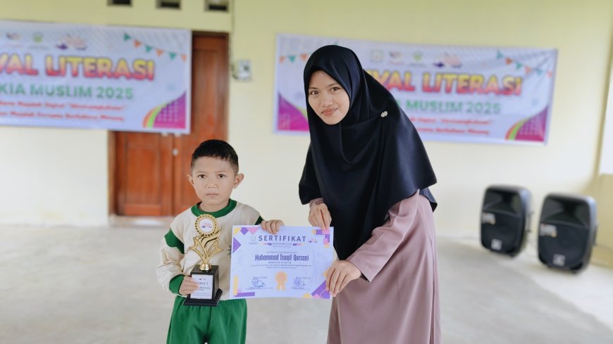 Festival Literasi Cendekia Muslim : Selamat Para Juara Lomba Mewarnai, Doa Haian dan Hafalan Surah Pendek Tingkat TK/RA Se- Kabupaten Sijunjung