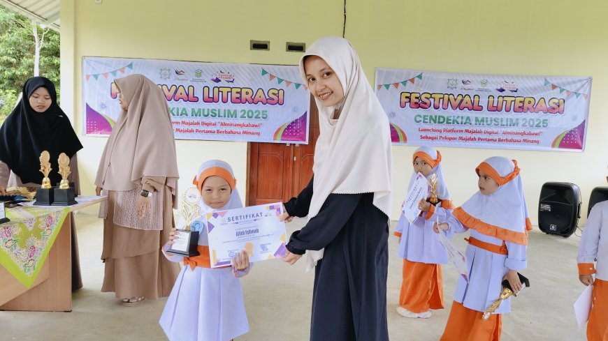 Festival Literasi Cendekia Muslim : Selamat Para Juara Lomba Mewarnai, Doa Haian dan Hafalan Surah Pendek Tingkat TK/RA Se- Kabupaten Sijunjung