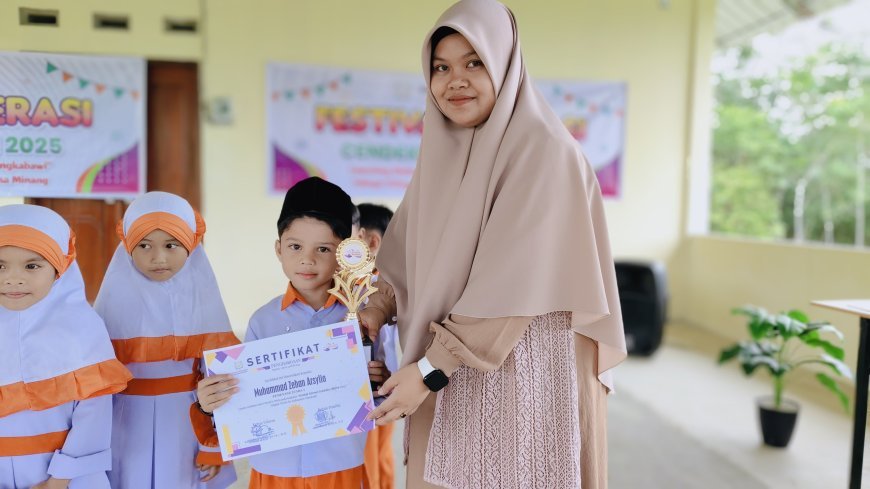 Festival Literasi Cendekia Muslim : Selamat Para Juara Lomba Mewarnai, Doa Haian dan Hafalan Surah Pendek Tingkat TK/RA Se- Kabupaten Sijunjung